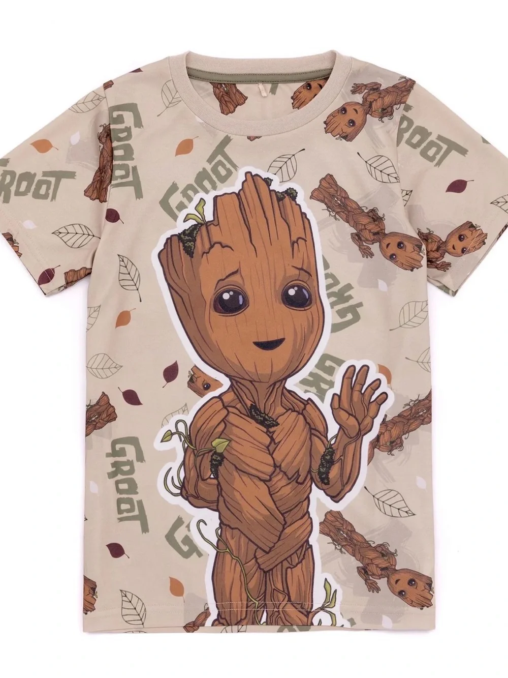 Groot Beige Kids Pajama Set by Marvel - Short Sleeve Top & Pants